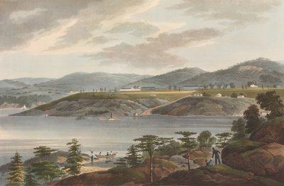 West Point č. 16 portfolia řeky Hudson, 1825. od John Hill
