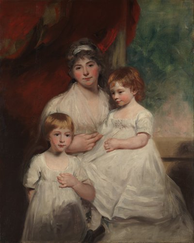 Paní John Garden Ann Garden, 1769-1842 a její děti..., 1796 nebo 1797. od John Hoppner