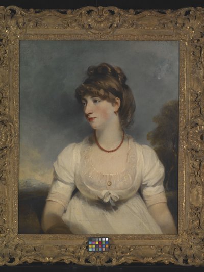 Portrét slečny Fisherové (olej na plátně) od John Hoppner
