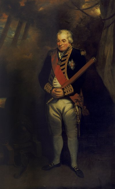 Portrét admirála Johna Jervise od John Hoppner