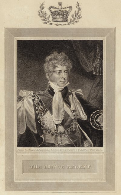 Princ regent, budoucí Jiří IV od John Hoppner