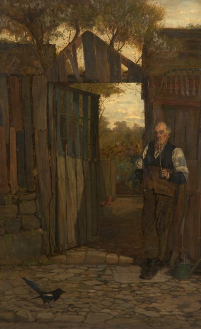 Tkalec a straka od John Houghton Hague