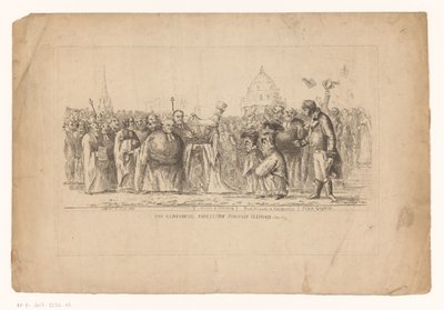 Catharina Paulowna van Rusland v Oxfordu, 1814 Oldenburský průvod Oxfordem. května 1814 (název na objektu) od John Hughes