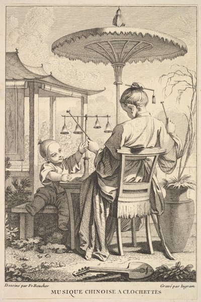 Čínská zvonová hudba, 1741-63. od John Ingram