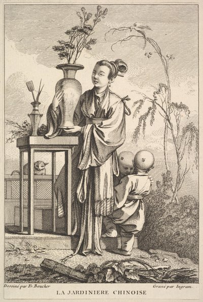 Čínský zahradník, 1741-63. od John Ingram