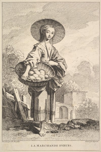 Obchodník s vejci, 1741-63. od John Ingram