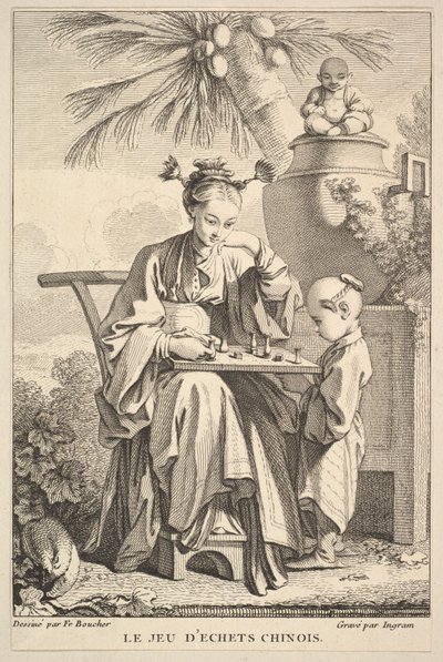 Hra čínských šachů, 1741-63. od John Ingram