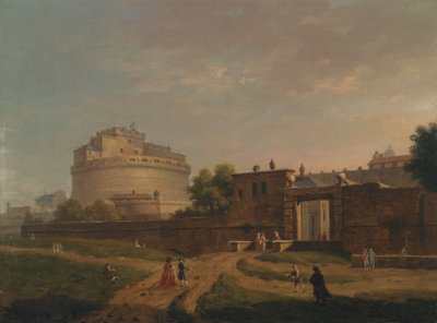Castel Sant Angelo, Řím od John Inigo Richards