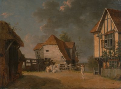 Scéna z "The Maid of the Mill" od John Inigo Richards RA