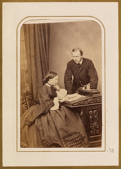 Princ a princezna Louis z Hesenska od John Jabez Edwin Mayall
