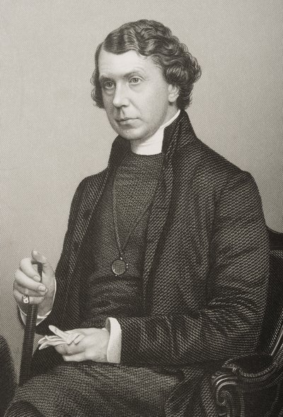 Archibald Campbell Tait (1811-82) vyryl D.J. Libra z fotografie z 