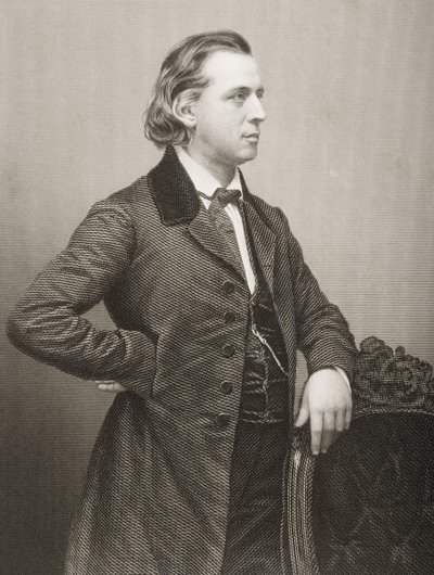 Henry Ward Beecher (1813-1887) vyryl D.J. Libra z fotografie z 