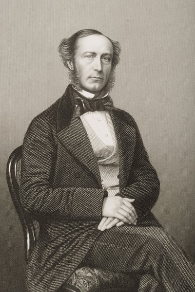 John Walter (1818-94) vyryl D.J. Libra z fotografie z 
