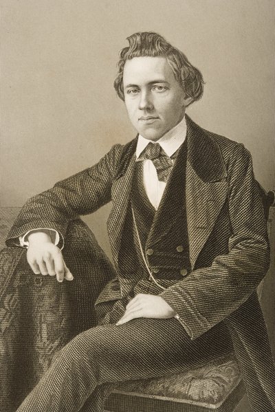 Paul Charles Morphy (1837-84) vyryl D.J. Libra z fotografie z 