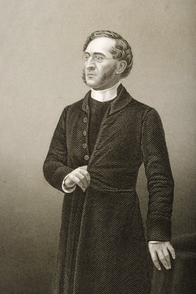 Rev. John Cumming (1707-81) vyryl D.J. Libra z fotografie z 