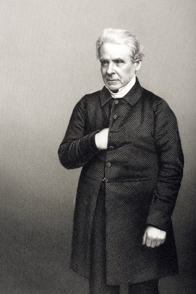 Reverend Thomas Dale (1797-1870) vyryl D.J. Libra z fotografie z 