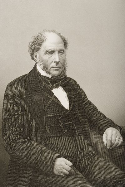 Sir Archibald Alison (1792-1867) vyryl D.J. Libra z fotografie z 