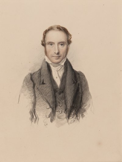 Portrét Samuela Prouta, kolem roku 1820 (wc na papíře) od John Jackson