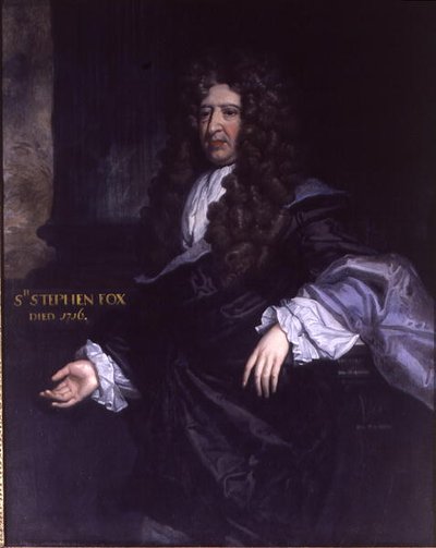 Sir Stephen Fox (1627-1716) Paymaster General (olej na plátně) od John James Bakker