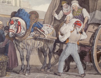 Vozík na prádlo, 1822 od John James Chalon