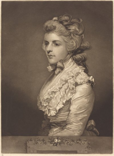 Slečna Kembleová v bílých šatech od John Jones after Sir Joshua Reynolds