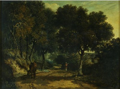 Stinná venkovská cesta od John Joseph Cotman