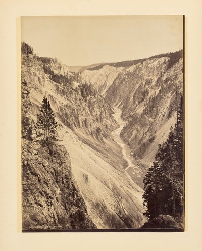 Velký kaňon Yellowstone od John K. Hillers