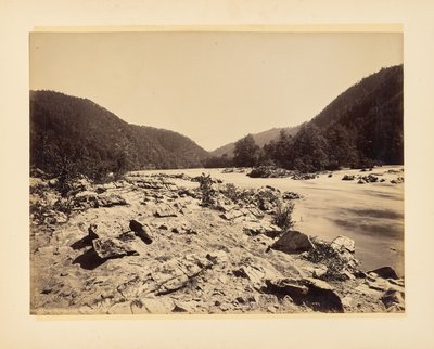 Mountain Island, French Broad, Severní Karolína od John K. Hillers