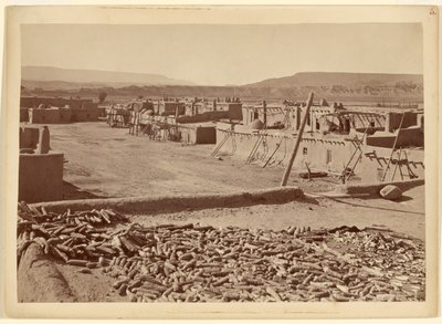 Pueblo San Juan, Nové Mexiko: Severní část města od John K. Hillers