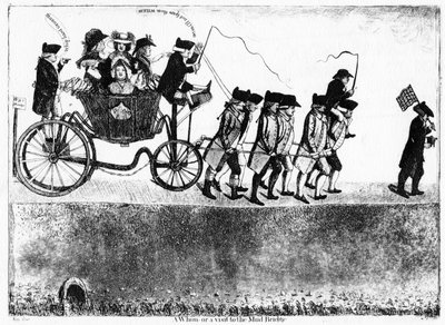 Rozmar nebo návštěva Bahenního mostu, 1786 od John Kay
