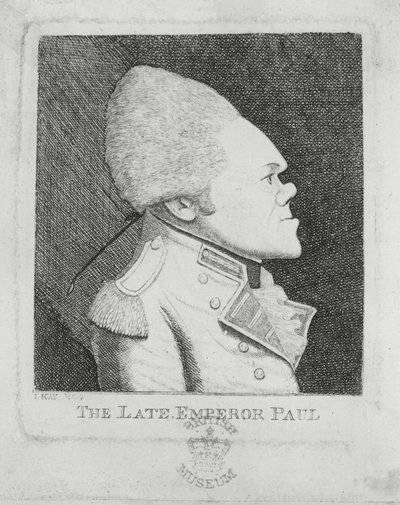 Ruský císař Pavel od John Kay