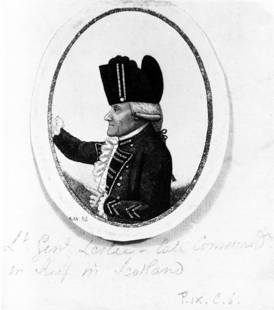 The Hon. Alexander Leslie (Devátý pěší pluk), ilustrace z 