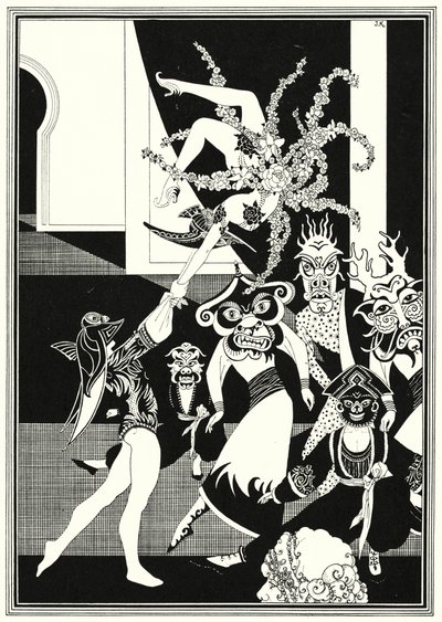 Ilustrace k Příběhu Aladina a báječné lampy (litho) od John Kettelwell