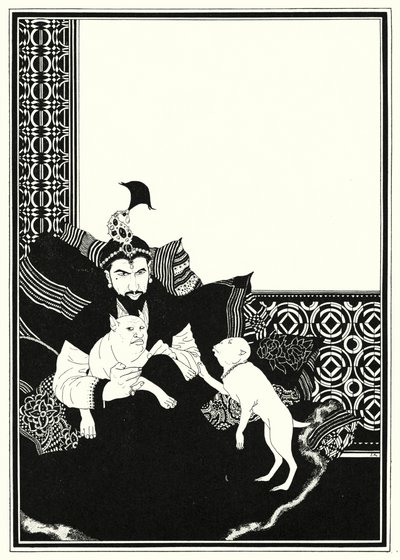 Ilustrace k Příběhu Aladina a báječné lampy (litho) od John Kettelwell