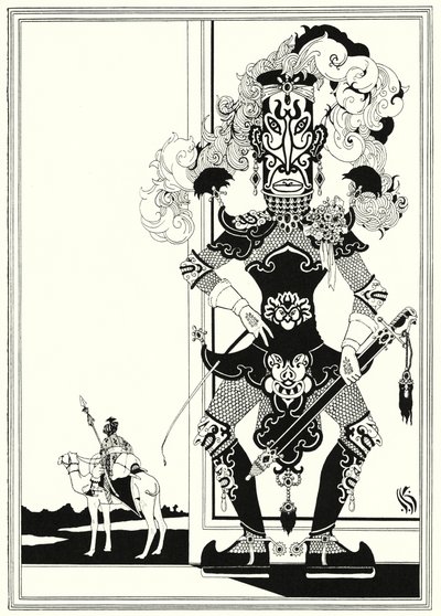 Ilustrace k Příběhu Aladina a báječné lampy (litho) od John Kettelwell