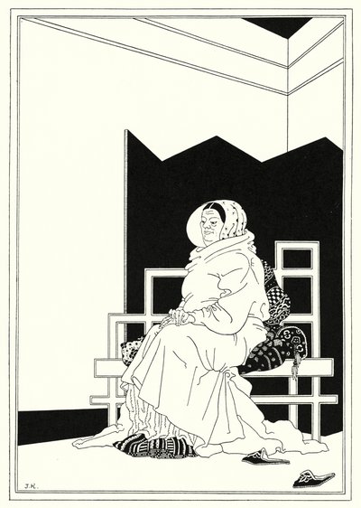 Ilustrace k Příběhu Aladina a báječné lampy (litho) od John Kettelwell