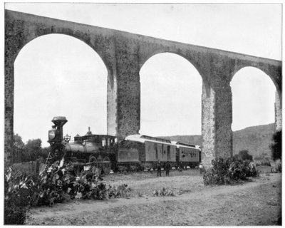 Akvadukt poblíž Queretaro, Mexiko, konec 19. století od John L. Stoddard