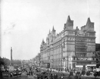 Lime Street, Liverpool, Anglie, konec 19. století. od John L. Stoddard