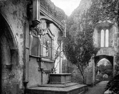 Muckross Abbey, Lakes of Killarney, Irsko, 1893. od John L. Stoddard