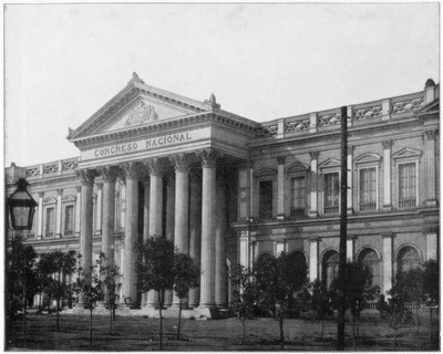 Národní kongres, Santiago, Chile, konec 19. století. od John L. Stoddard