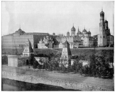 Kreml, Moskva, konec 19. století od John L. Stoddard