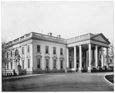 Bílý dům, Washington DC, konec 19. století. od John L. Stoddard