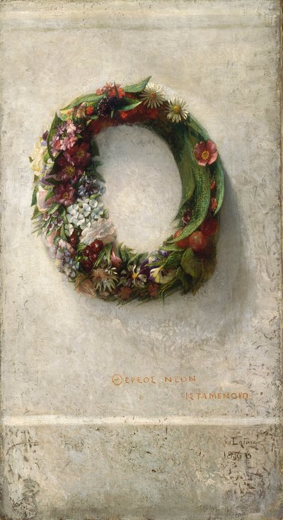 Věnec z květin od John La Farge