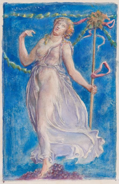 Bakchantka od John La Farge or Lafarge