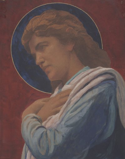 Svatý (pastel a akvarel na papíře) od John La Farge or Lafarge
