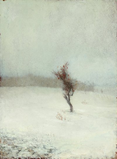 Sněhová bouře 1865 (olej na desce) od John La Farge or Lafarge