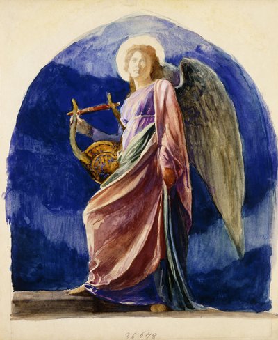 Harfista, 1897 od John La Farge or Lafarge