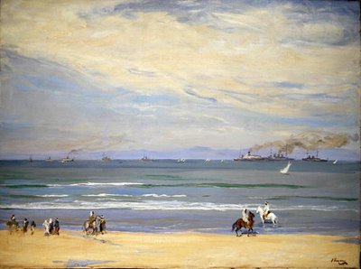 Francouzské dělové čluny, Tanger Bay od John Lavery