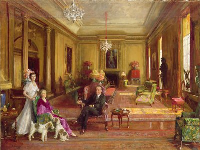 Lord Duveen of Millbank at Home od John Lavery