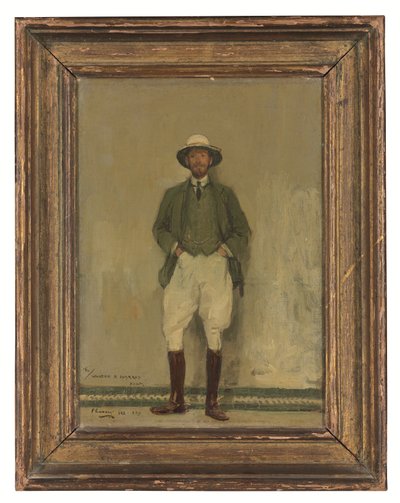 Portrét Waltera B. Harrise, asi 1907 (olej na plátně) od John Lavery